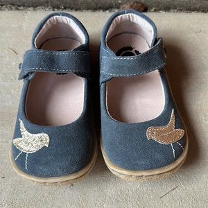 Livie & Luca pio pio gray, classic suede leather sz 8 new